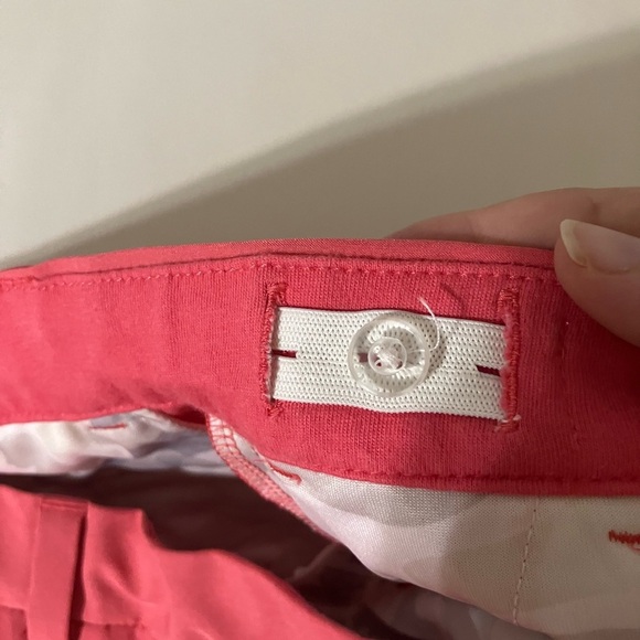 Vinyard Vines Girls Sz 16 Pink Performance Pants Adjustable Waist Staight Leg - Picture 5 of 9